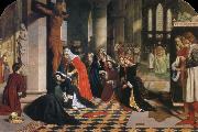 James Collinson The Renunciation of Queen Elizabeth of Hungary Sweden oil painting artist